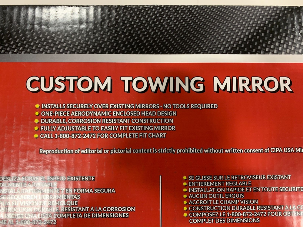CIPA Custom Towing Mirrors PR.