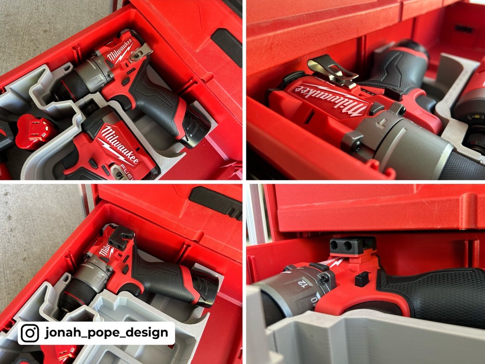 Milwaukee Packout Toolbox Drawer Insert for M12 Drill/Driver Gen3 (Insert Only)