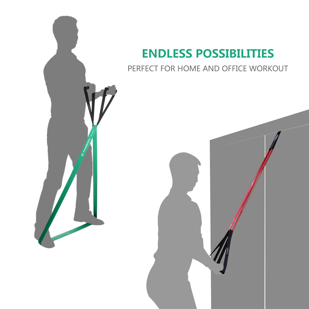 TOMSHOO Exercise Loop Bands Pack for Muscle Training and Mobility Workouts O1F2