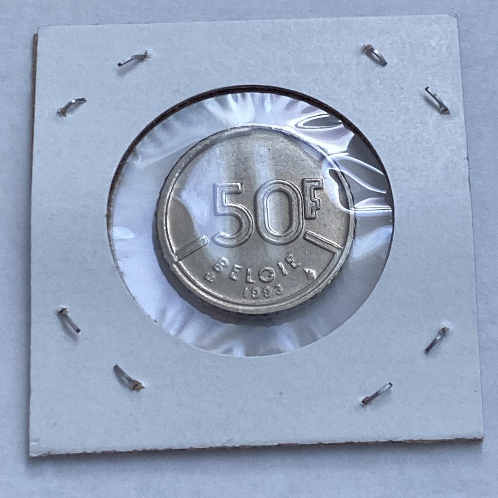 1993 Belgium 50 Francs Coin B13