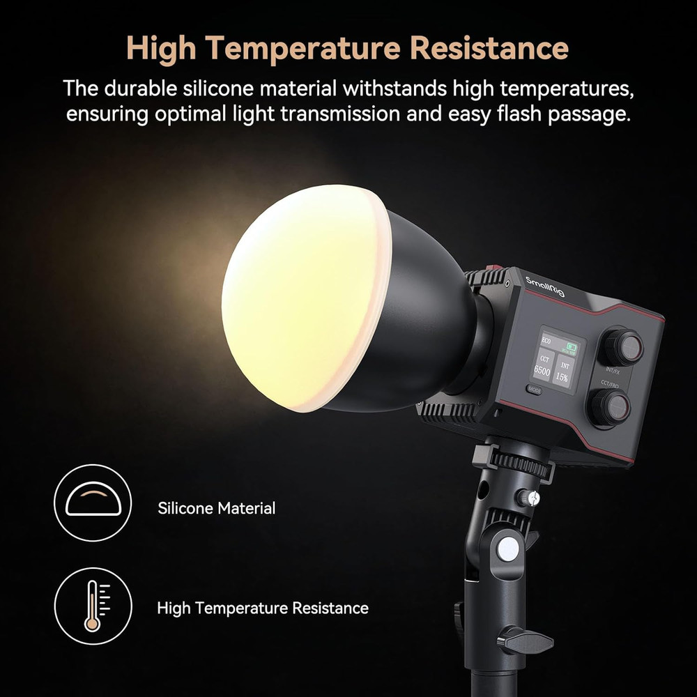 Silicone Diffuser, COB Light Diffuser, Lighting Accessory for RC60 /RC100 COB L