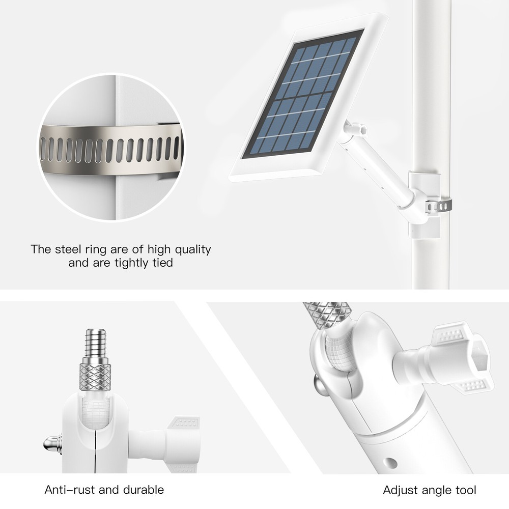 HOLACA Pole Mount for Ring Solar Panel,Ring Super Solar Panel