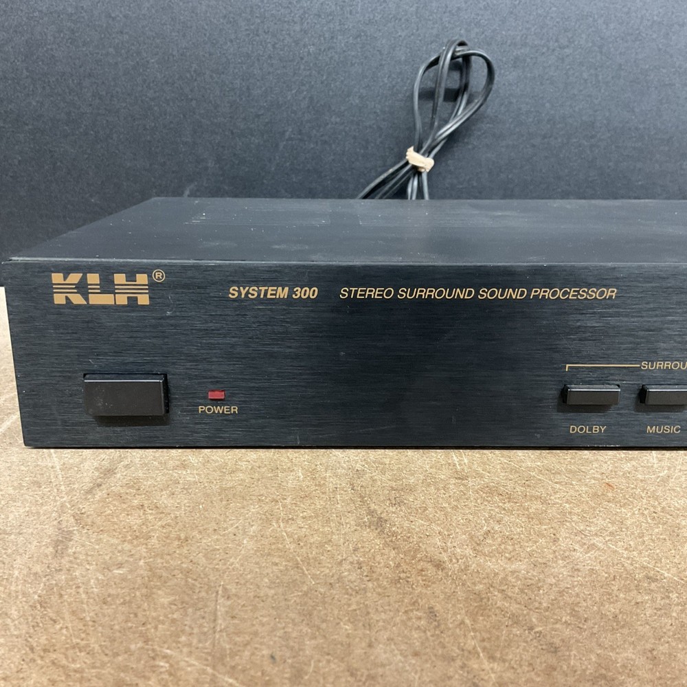 KLH System 300 Stereo Surround Sound Processor - Tested Working