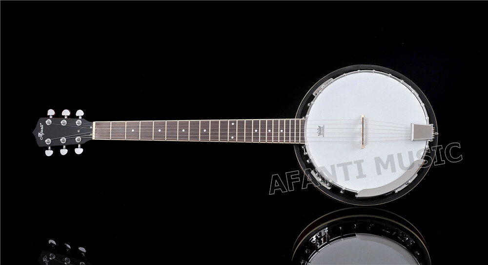Afanti Mahogany Six String Banjo