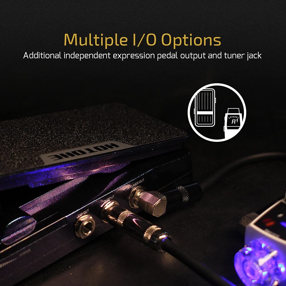 Hotone Wah Active Volume Passive Expression Guitar Effects Pedal Switchable