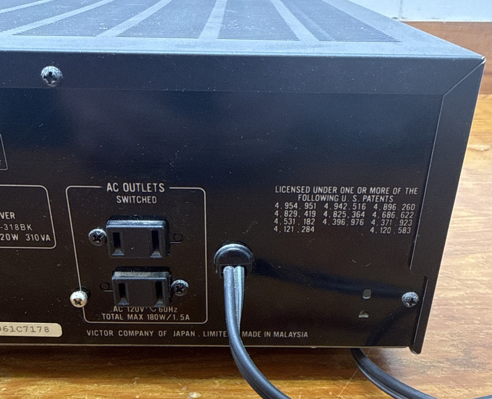 JVC RX-318 Receiver 110wpc