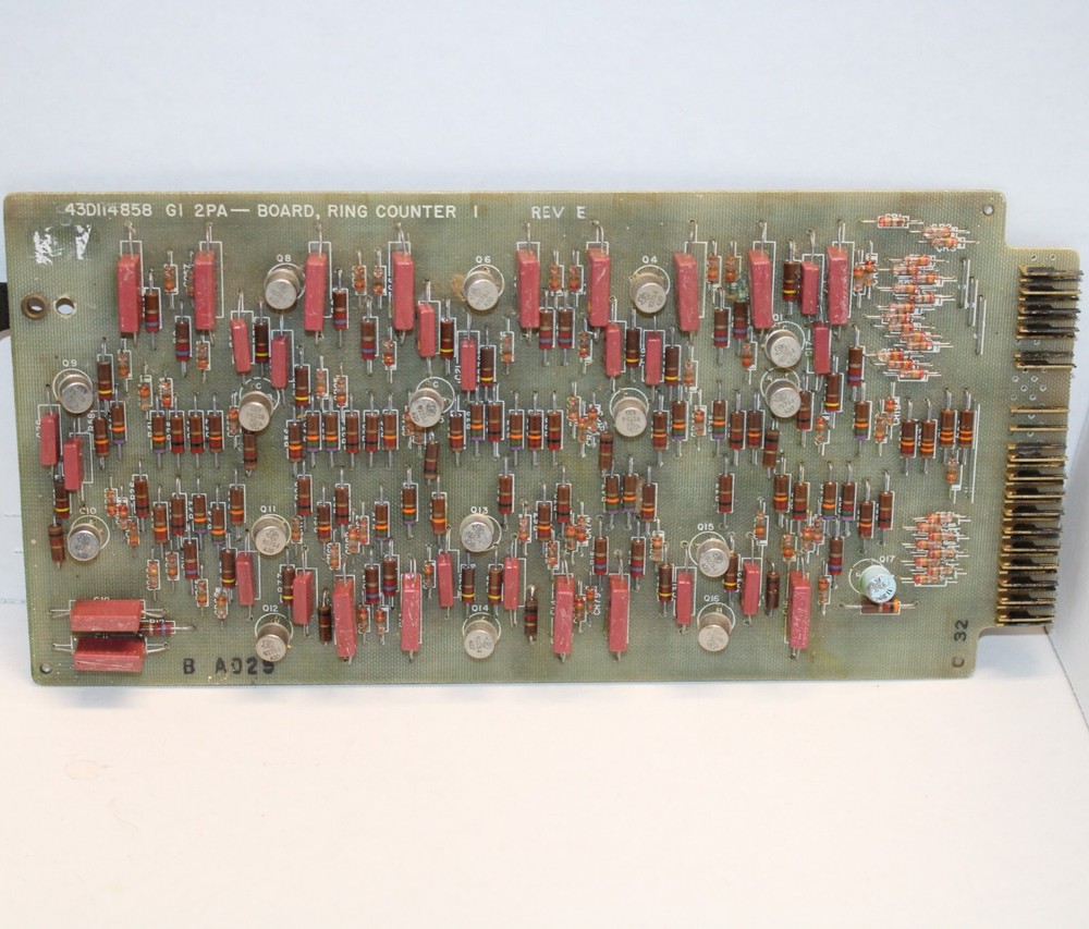 General Electric RING COUNTER board circa 1964, for early computer?