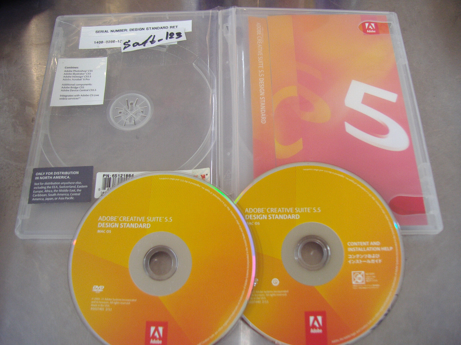 Adobe Creative Suite 5.5 CS5.5 Design Standard For MAC OS Full Retail DVD Vers.
