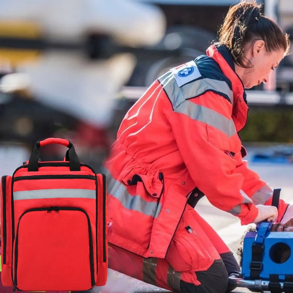 First Aid Kits Emergency Foldable Rescue Backpacks Large Capacity Sorted Storage