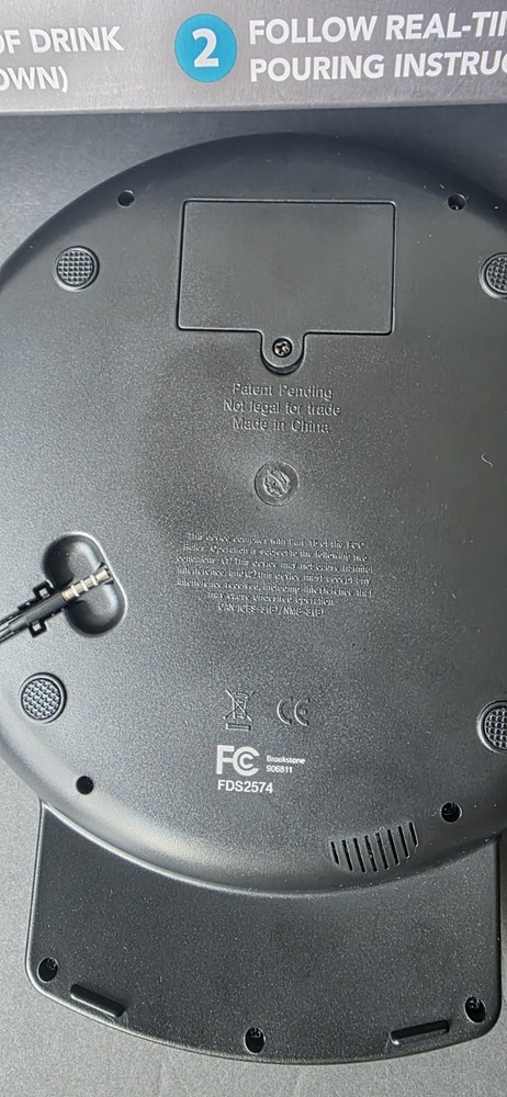 Brookstone Perfect Drink App-Controlled Smart Bartending System Drink Recipee