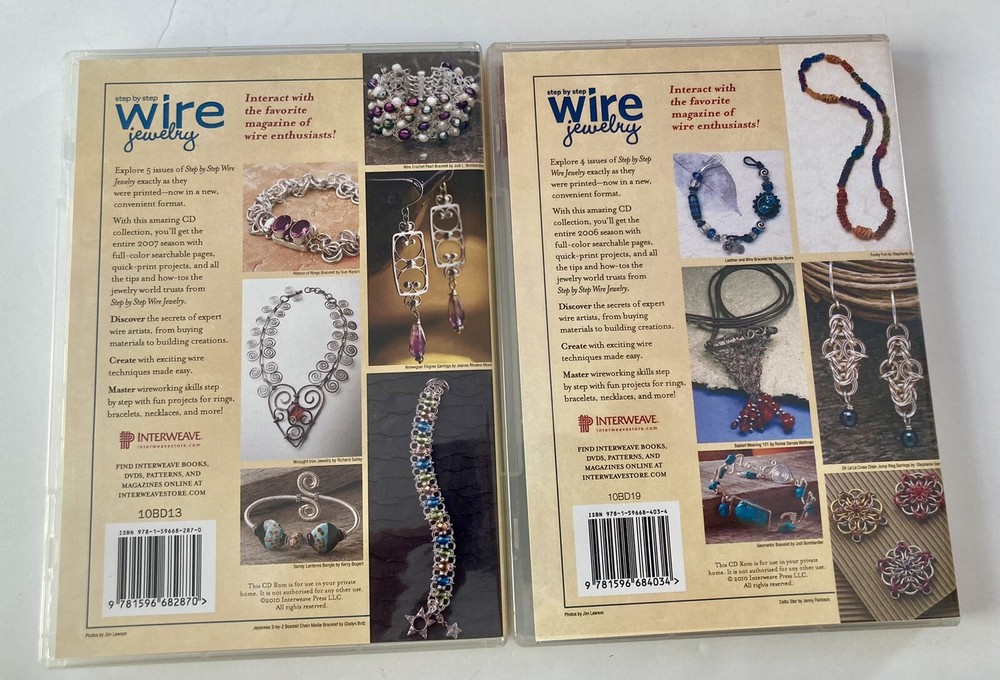 Step by Step Wire Jewelry 2006 & 2007 Collection CD 9 Issues