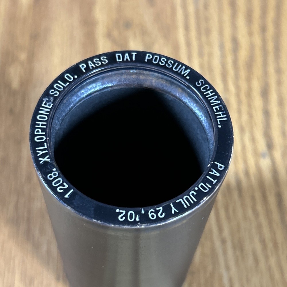 Indestructible Cylinder Record Pass Dat Possum 1208 Schmehl Untested