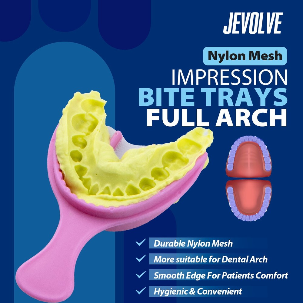 Disposable Dental Impression Triple Trays Registration Bite Trays Multi Styles