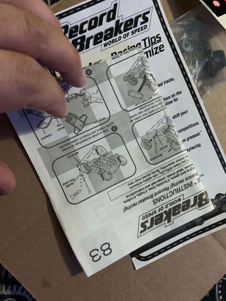 Vintage Record Breakers- Tri-Power Series- Ninja- w/ Box working