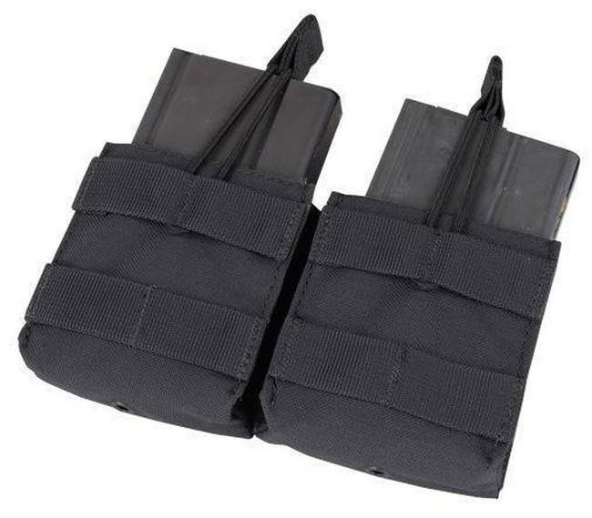 Condor Double Open Top Mag Pouch w/ 4 Molle Straps for 308/762 Cal.