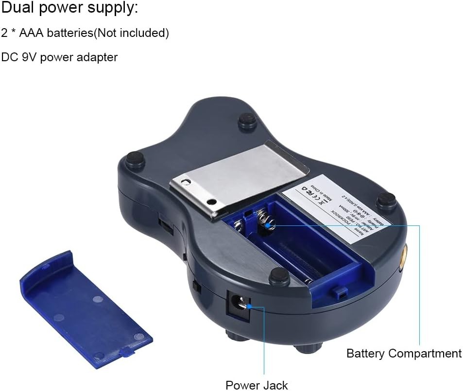 Lightweight 15 Effect Guitar Processor with Tuning Function - Portable Grey