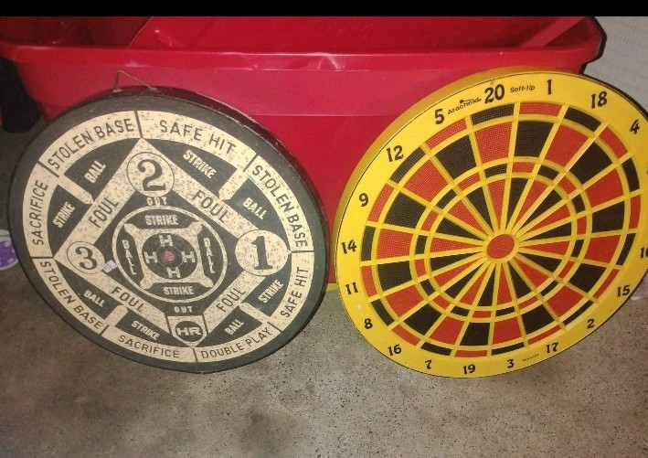 Dart Boards Double Sided Both Vintage