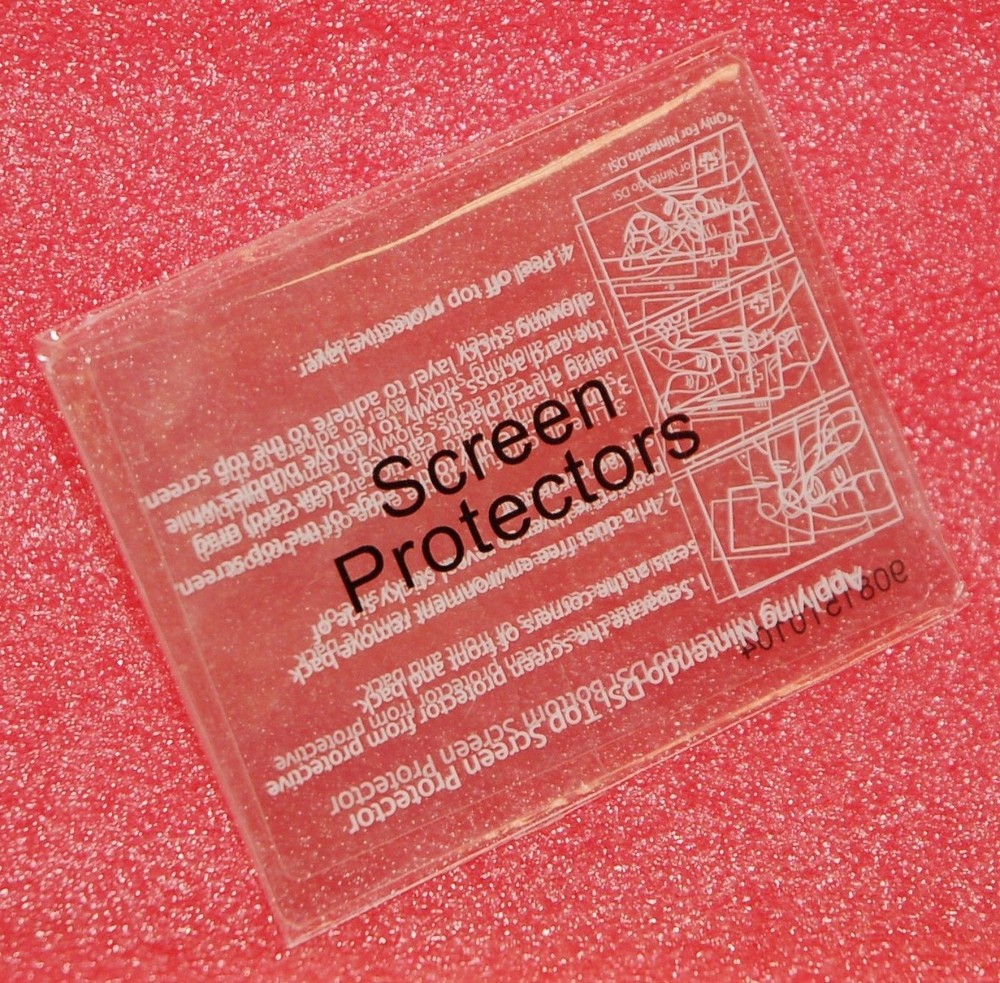 NEW 2-Pack Nintendo DSi Screen Shield Protective Kit Covers Self Adhesive Sheets