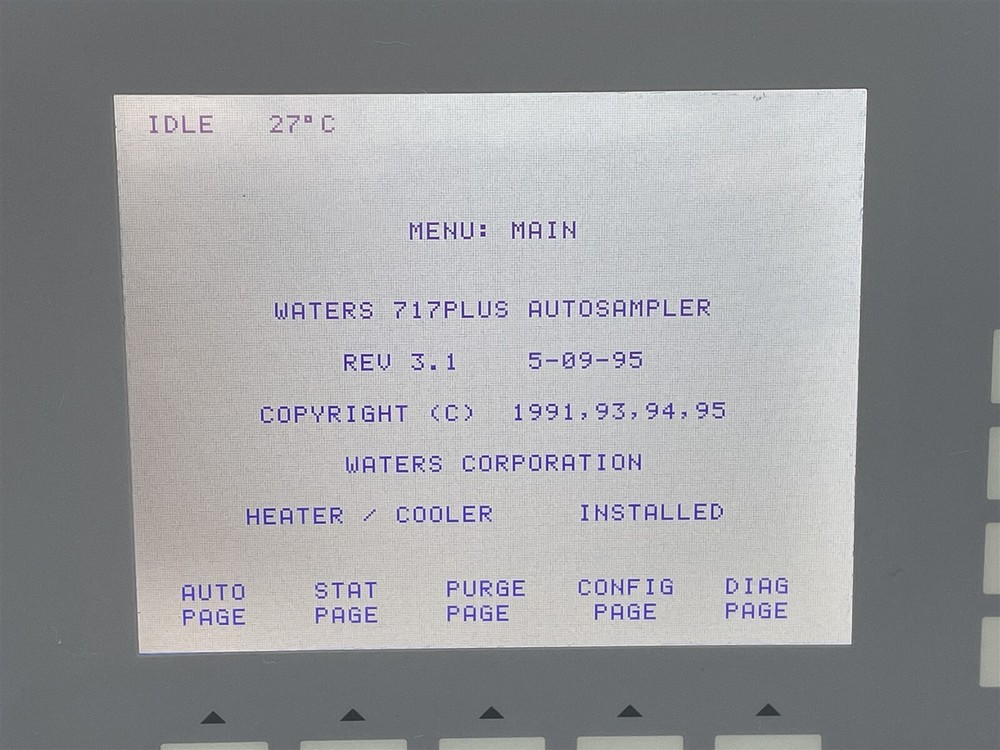 WATERS 717PLUS CHROMATOGRAPHY AUTOSAMPLER WAT078900 + HEATER COOLER MODULE