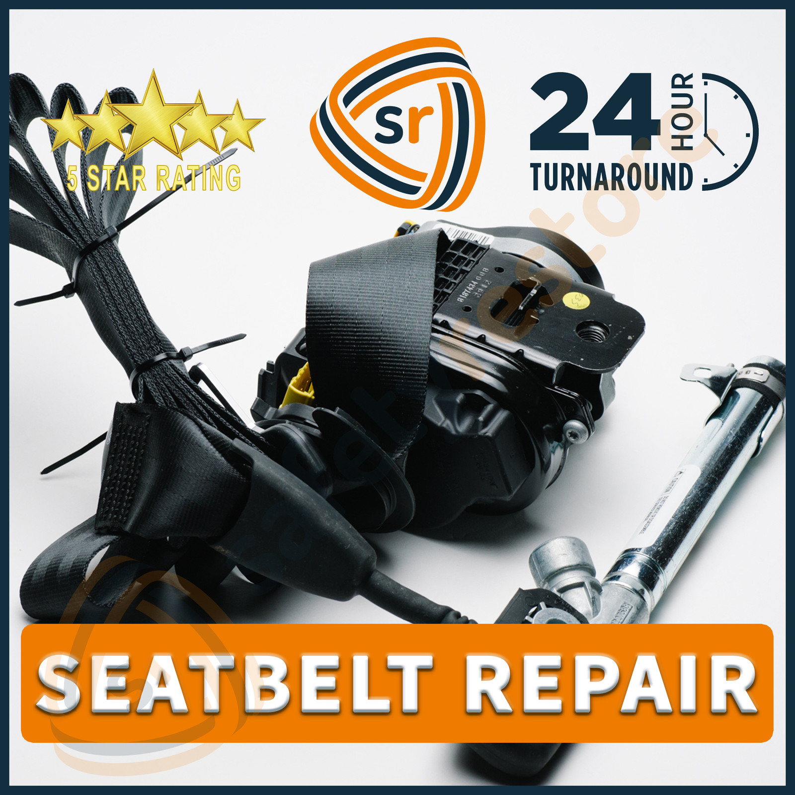 CHEVY SILVERADO DUAL SEATBELT REPAIR PRETENSIONER REBUILD RECHARGE SERVICE