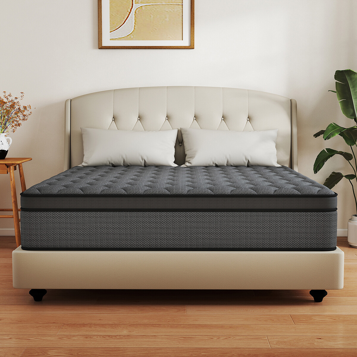 12" Mattress In a Box Gel Memory Foam Pocket Spring Twin Full Queen King Size
