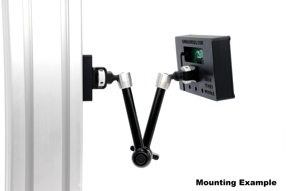 Mounting Case for Stream Deck 15 Key Module - 1/4" ARRI, Profile Mount