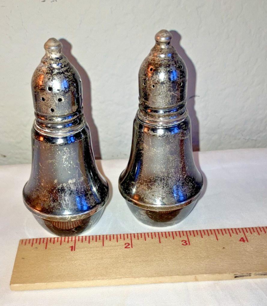 Vintage Duchin Creations Sterling Silver Signed -Salt Pepper Shakers