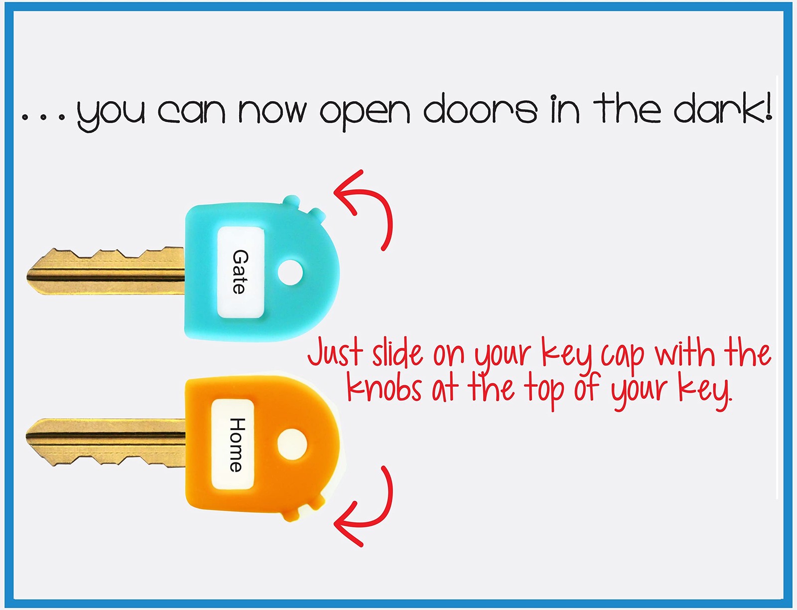 Label-Label Key Cap Covers. Free Key Chain and Labels. Stretchy Material. One...