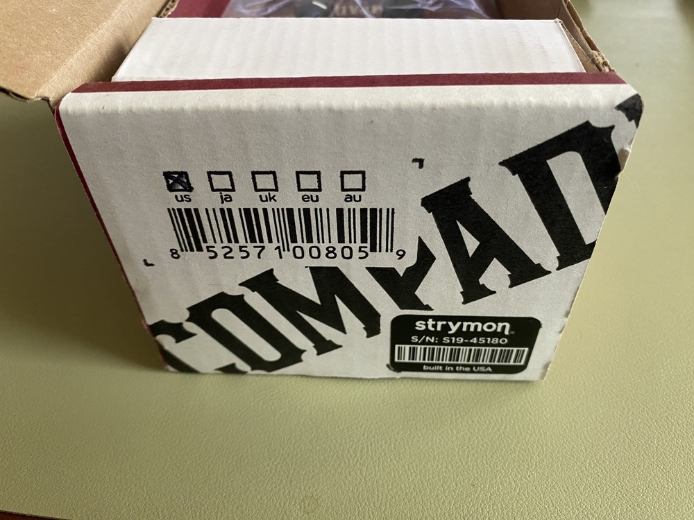 Strymon Compadre Dual Voice Compressor & Boost Guitar Effects Pedal