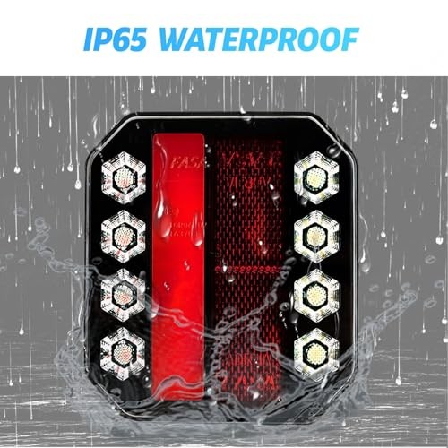 Upgraded Version Wireless Trailer Lights Magnetic Bluetooth Trailer Lights