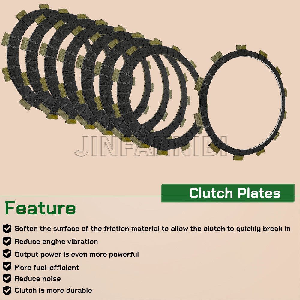 Clutch Friction Steel Plates Kit for Yamaha YZF R1 1998 1999 2000 2001 2002 2003