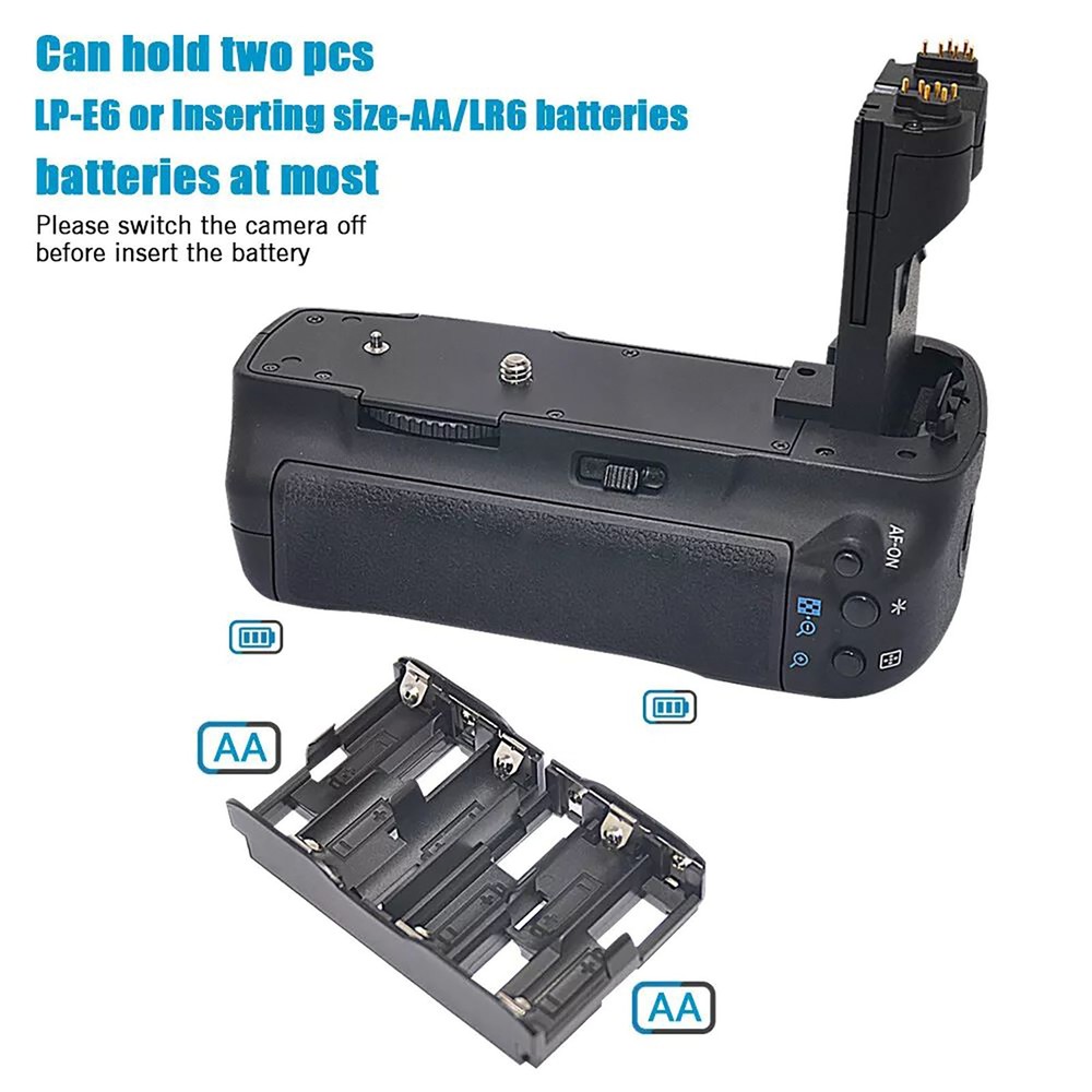New BG-E6 Vertical Battery Hand Grip for Canon EOS 5D Mark II 5DII 5D2