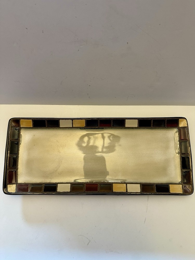 Home Trends Better Homes MOSAIC TILE SQUARE Rectangular Platter/Tray