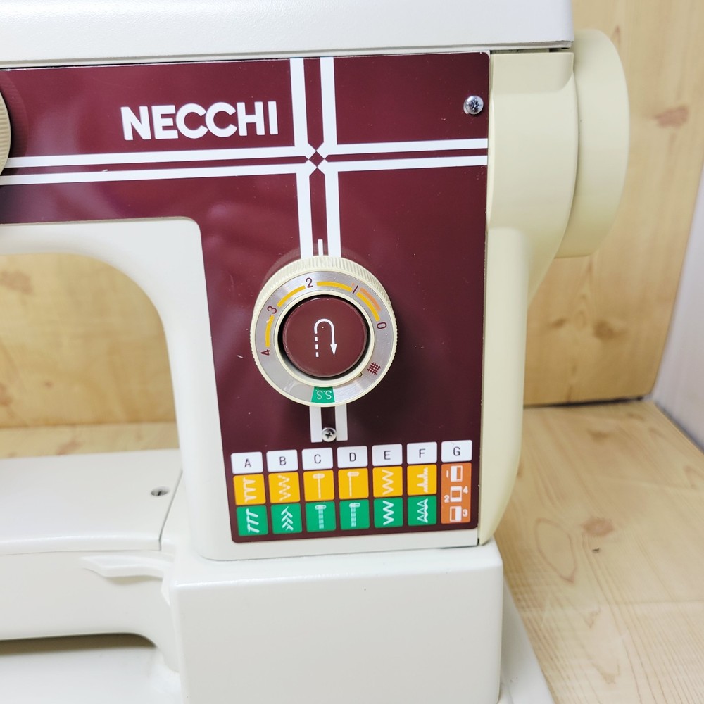 Necchi Sewing Machine 523 Works MISSING TABLE