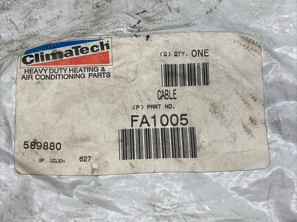 NEW CLIMATECH FA1005 HEATER CONTROL CABLE