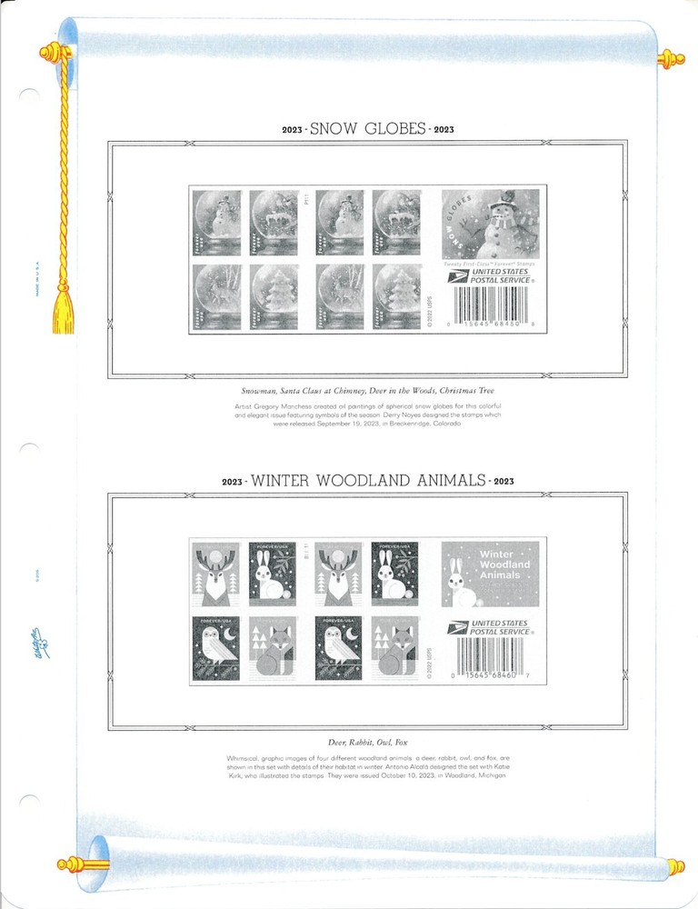WHITE ACE 2022 UNITED STATES Commemorative Plate Blocks Simplified PB-74s