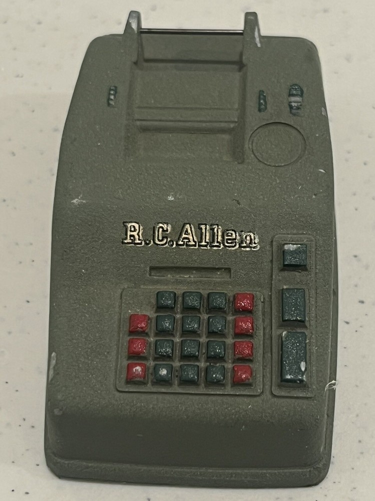 RC Allen Adding Machine - Salesman's Sample Miniature Adding Machine Nice!