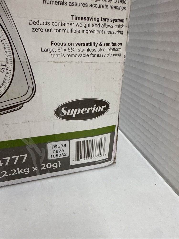 Taylor Precision 5 LB PORTION CONTROL SCALE TS5