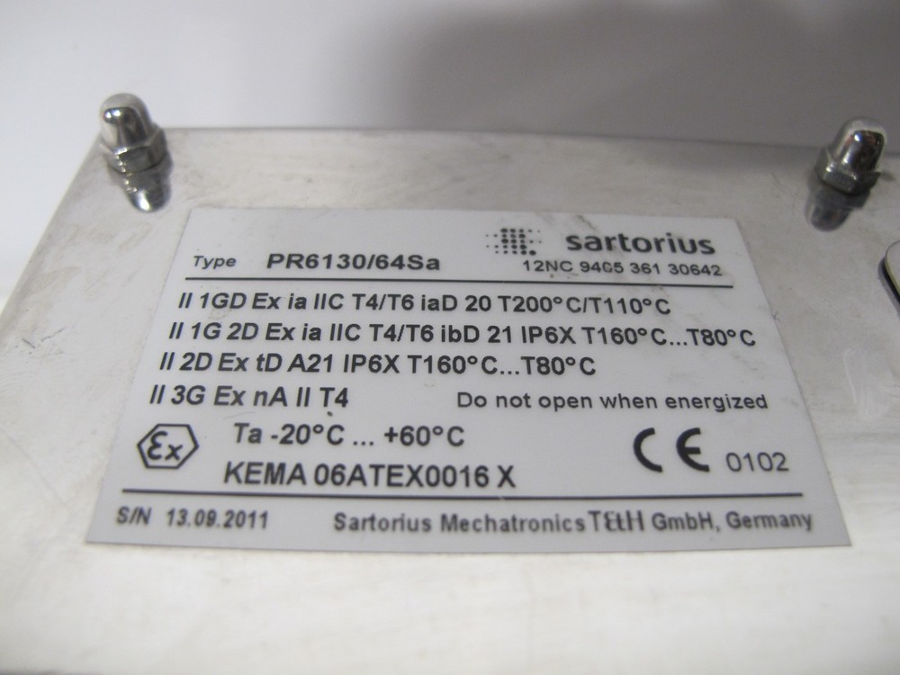 Sartorius PR6130/64Sa Sensor Mechatronics Platform Scale Base Box