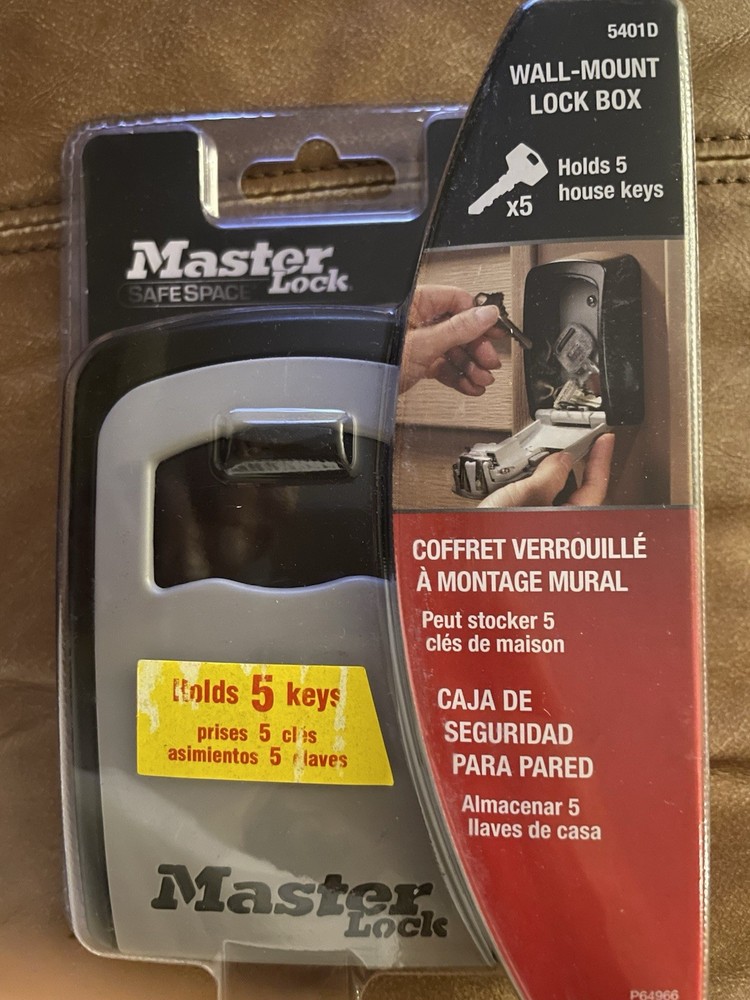 (New Sealed) Master Lock 5401D Wall Mount Lock Box / Key Security Safe