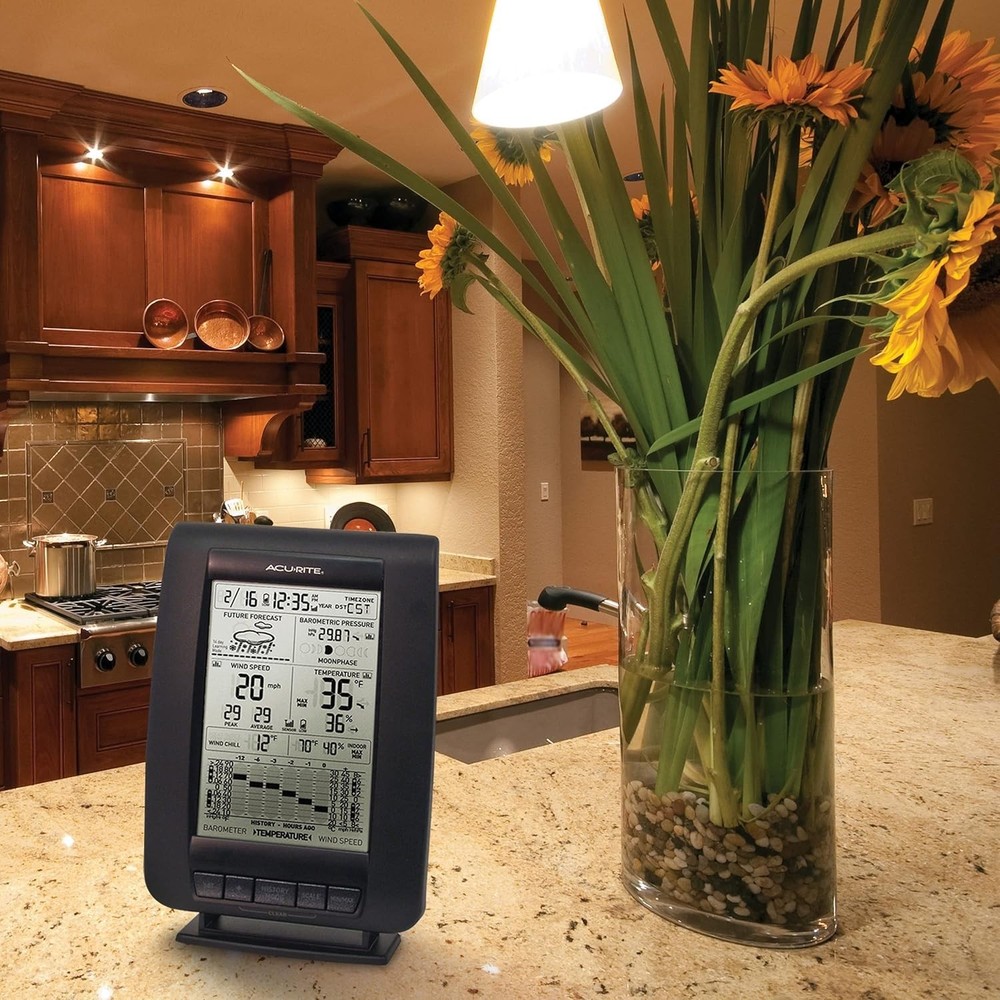 00A3 Wireless Weather Station with Wind Sensor, Black