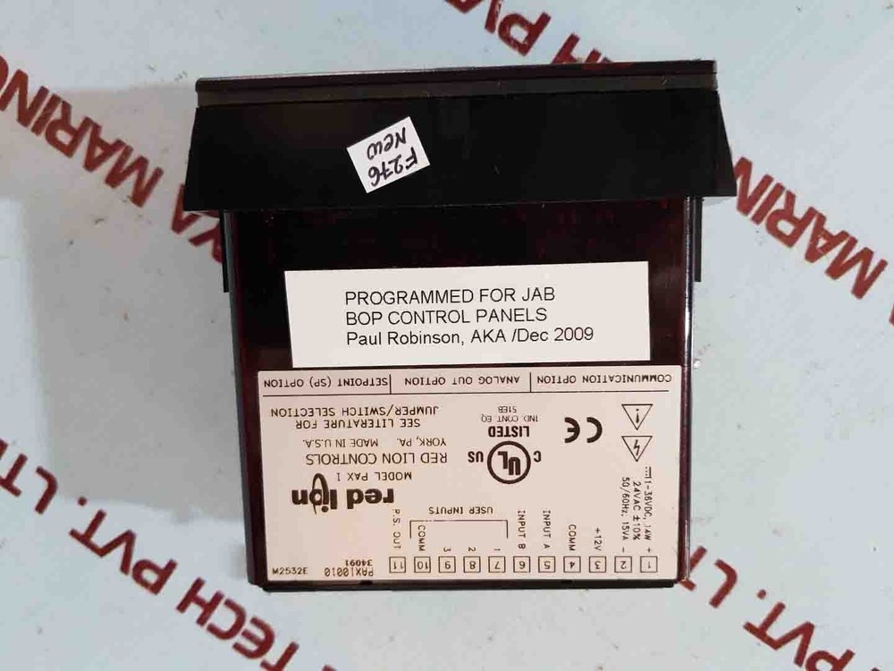 Red lion paxi0010 digital input panel meters