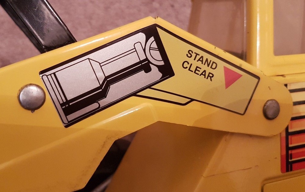 Custom Replacement Decals Stickers for Mighty Loader Tonka Truck