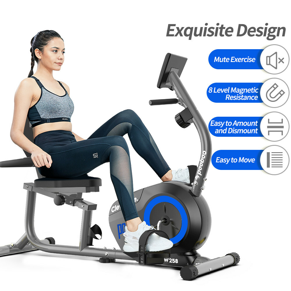 Magnetic Exercise Bike Indoor Cycling Bike Stationary Fitness Bike Home Workout