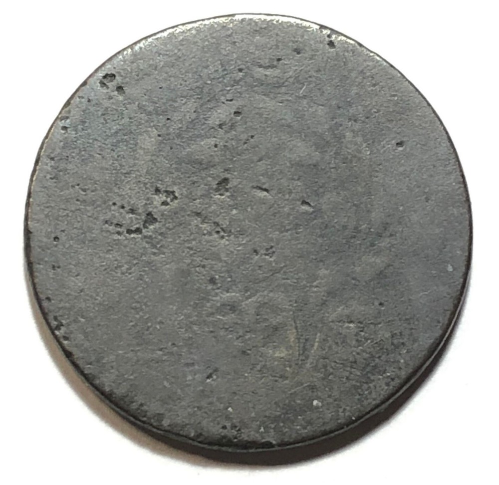 Large cent/penny 1797 Sheldon 121a plain edge r-7-