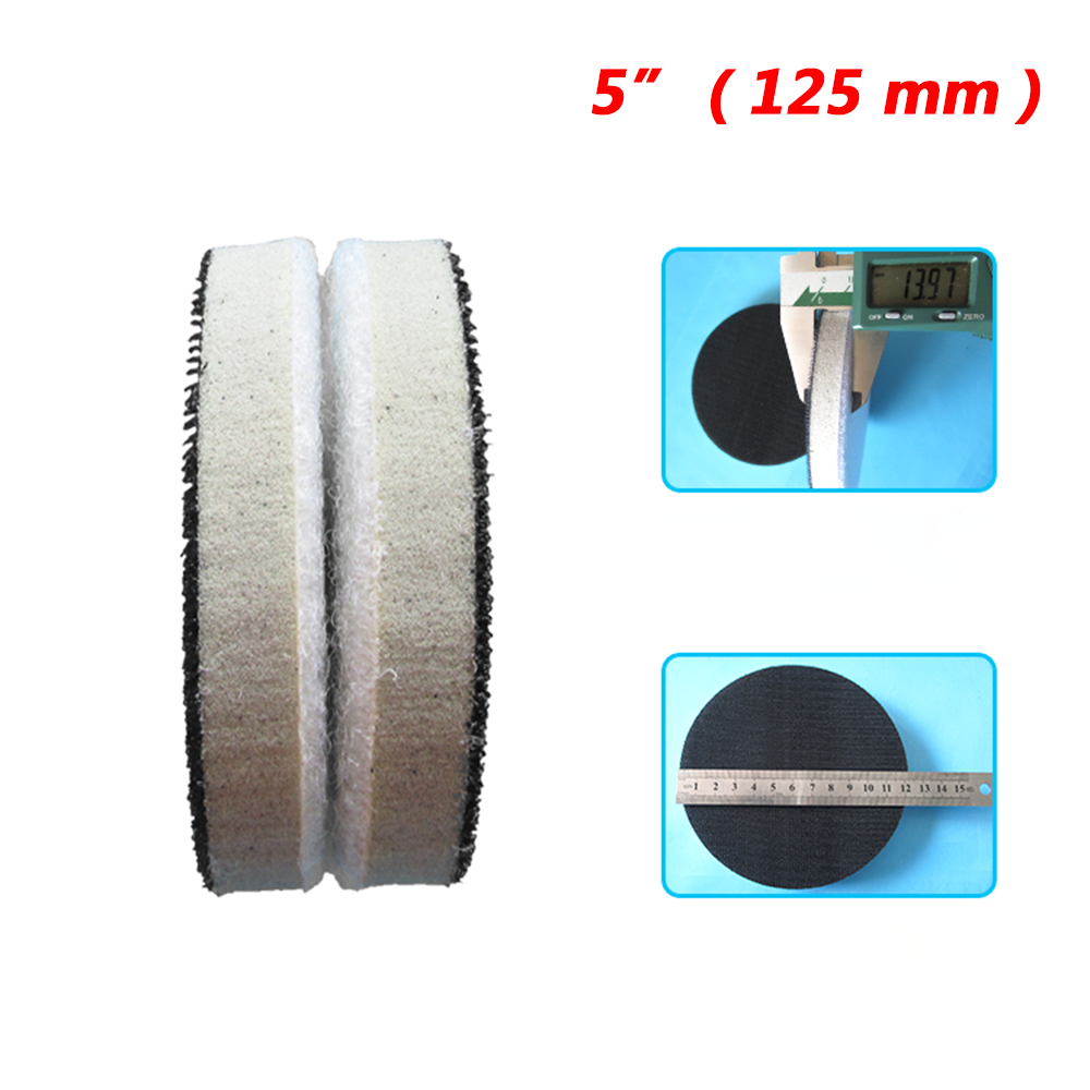 Hook & Loop Sponge Interface Pad Ø 2/3/4/5/6 inch for Sanding Disc Backing Pads