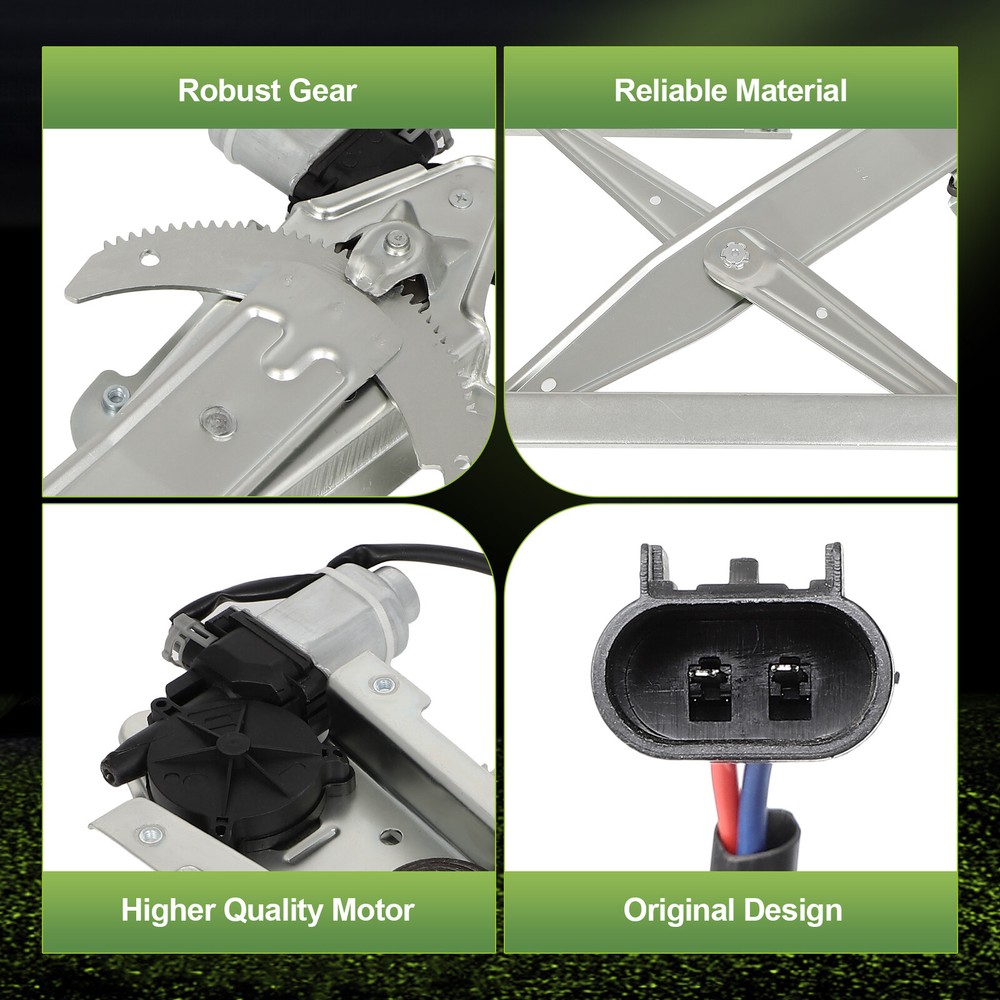 Front Passenger Side For 2004-2006 Dodge Durango Power Window Regulator w/ Motor