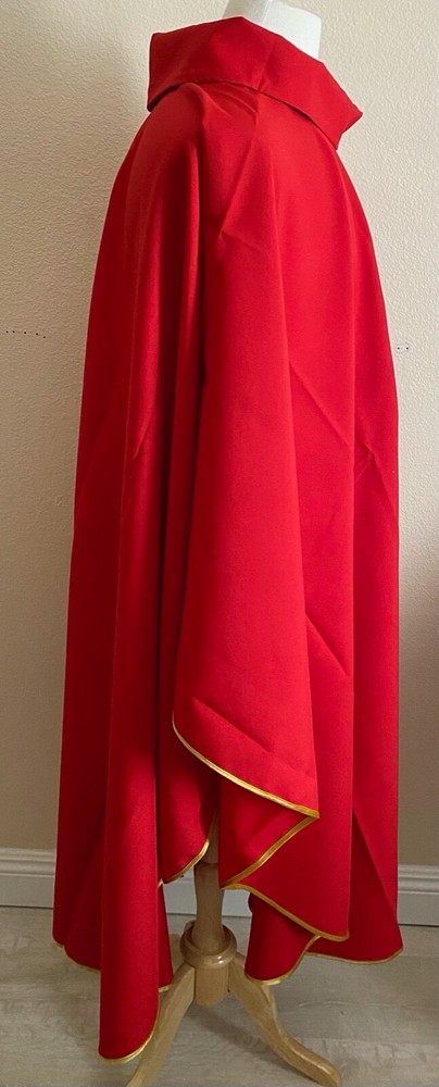 Priest Chasuble, Red Polyester