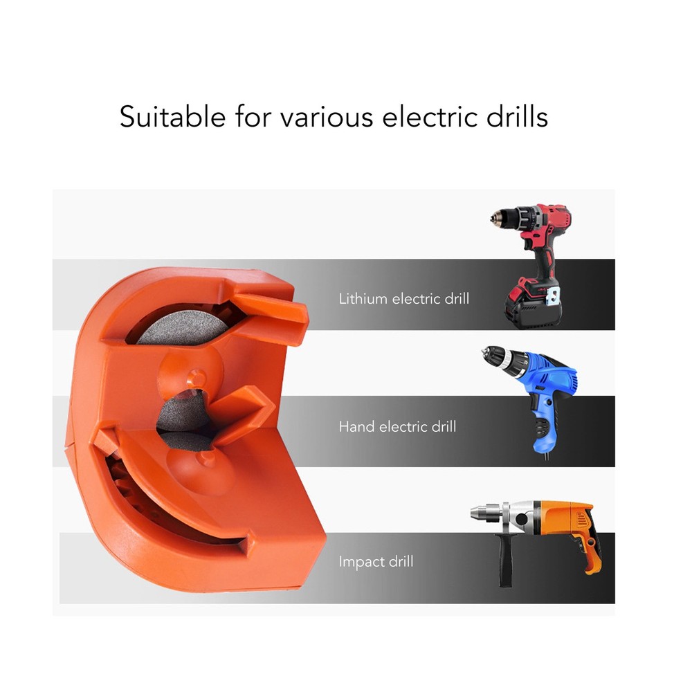 Multipurpose Drill Bit Sharpener Drill Bit Grinding Sharpener For HSS New