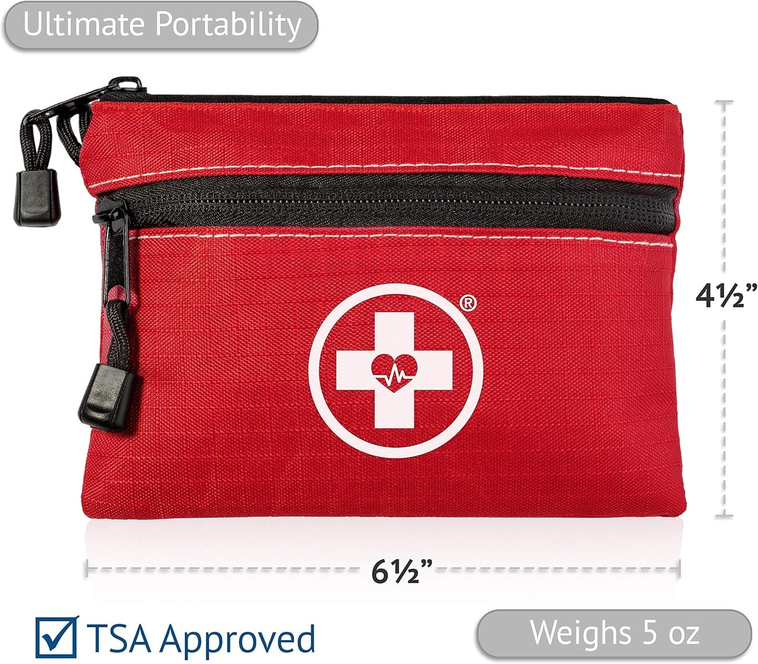 Swiss Safe 2-in-1 First Aid Kit for Car Travel Home & Camping 64 PIECE